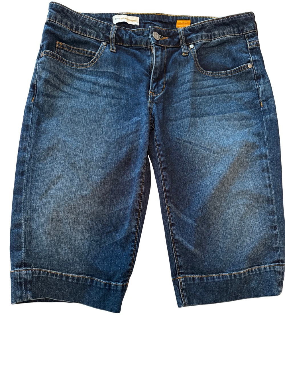 Pilcro Dark Blue Denim Bermuda Shorts EUC. Size 30